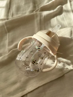 Sugerørskop - Tritan - Honeybee - 300 ml