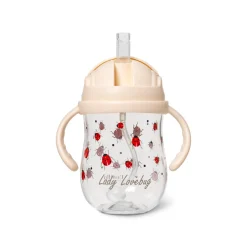 Sugerørskop - Tritan - Ladybug - 300 ml