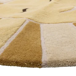 Sun Tæppe, Gul, Uld