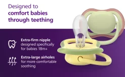 Sut Ultra air, Nat, 0-6 m, gul/lilla