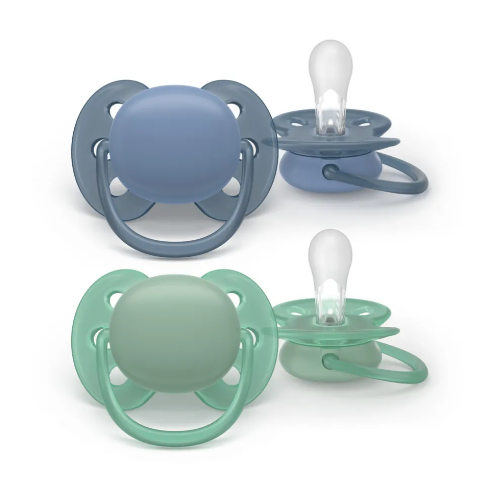 Sut Ultra soft, 6-18 m, grå/grøn