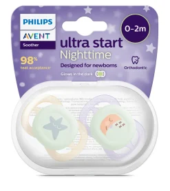 Sut, Ultra Start Night 0-2mdr.2 pk, l.lilla, beige