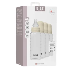 Sutteflaske Silicone 4pk 270 ml - Ivory