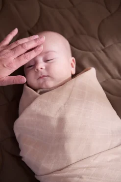 Svøb 120x120 cm - Warm Grey