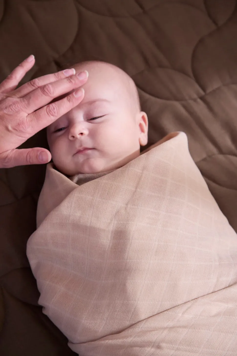 Svøb 120x120 cm - Warm Grey