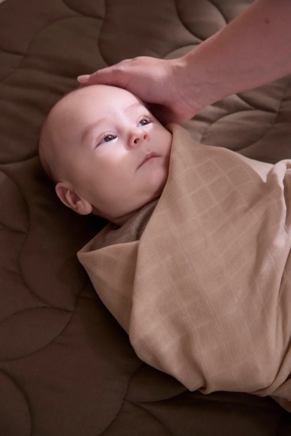 Svøb 120x120 cm - Warm Grey