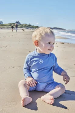 Svømmedragt langærmet - Coronet Blue