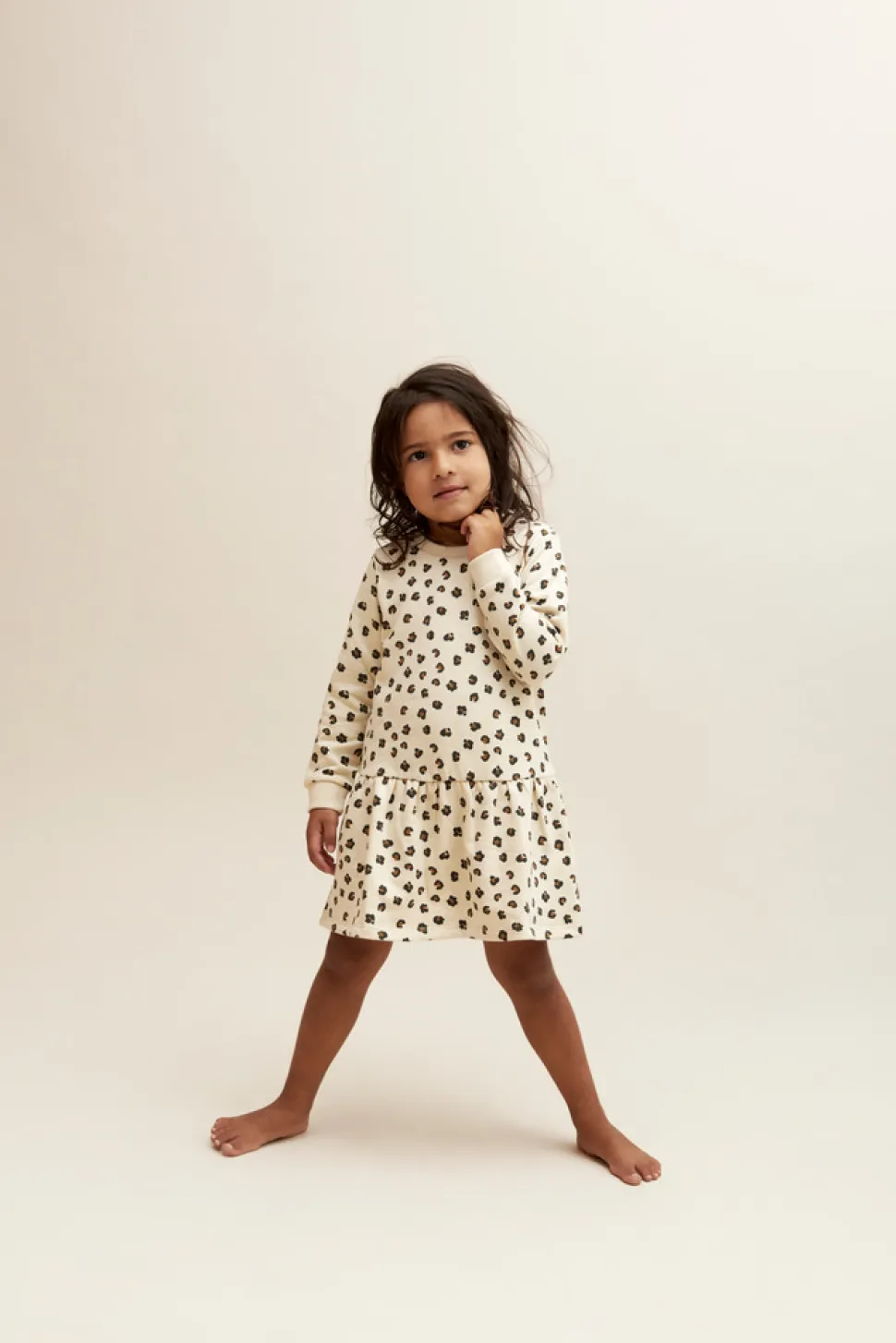 Sweat kjole langærmet 2-pak - 530