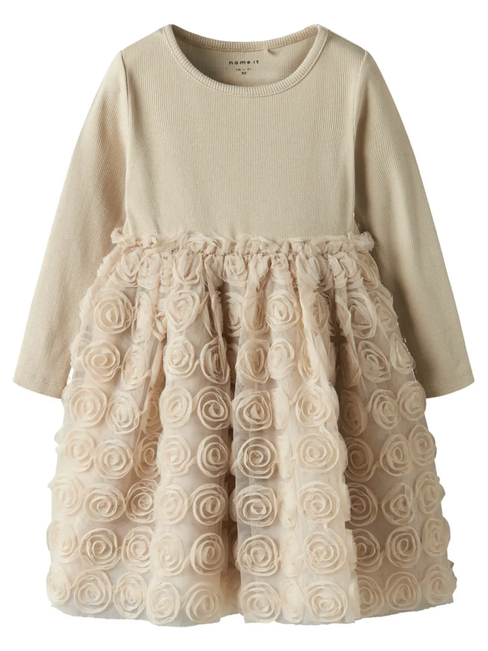 Sykia Tyl Kjole - Cement