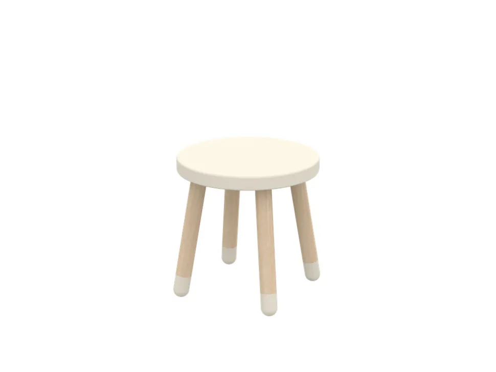 Taburet, Dots Ø30, Cream