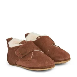 Taj Uld Hjemmesko - Cognac