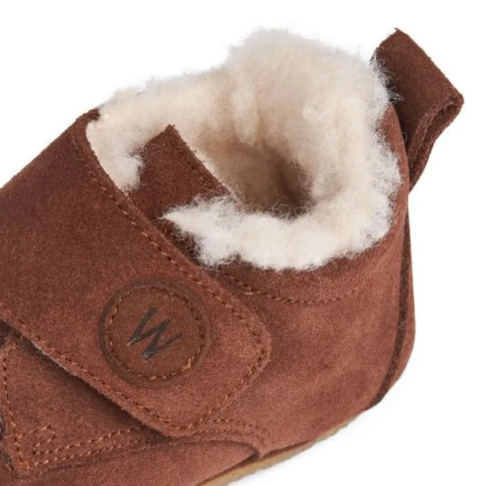 Taj Uld Hjemmesko - Cognac