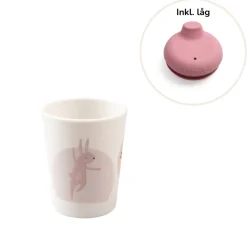 Tastii kop inkl. låg - teeny toes/vintage rose