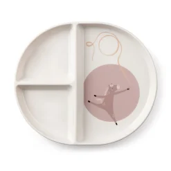 Tastii, tallerken m/3 rum, Teeny Toes