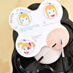 Teatersminke 9 farver - Karneval