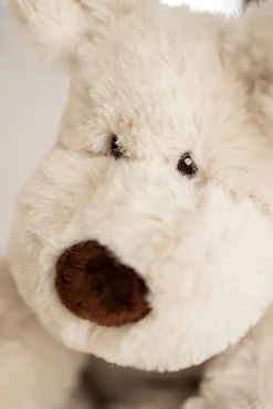 Teddy Mocca stor, hund grå, 34 cm