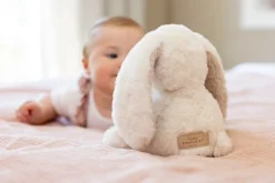 Teddybamse Mocca lille, kanin cremefarve, 25 cm