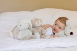 Teddybamse Mocca lille, kanin cremefarve, 25 cm