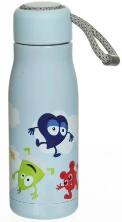 Termoflaske i rustfri stål, lyseblå, 350ml