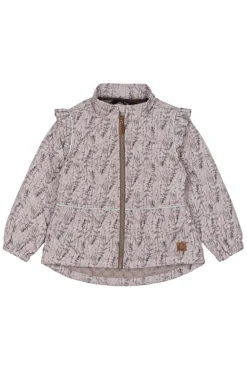 Termosæt med flæse - Cloud gray