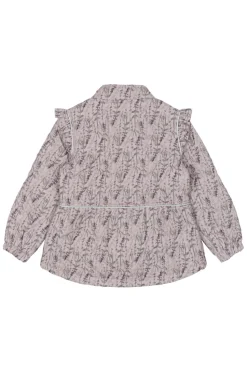 Termosæt med flæse - Cloud gray