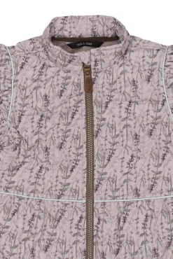 Termosæt med flæse - Cloud gray