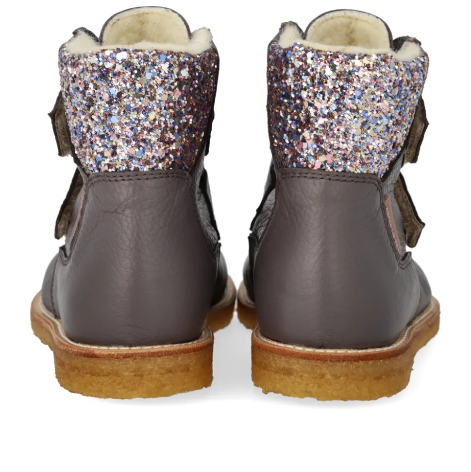 TEX-vinterstøvle glitter - 4314