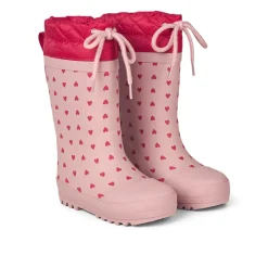 Thermogummistøvle - Rose Heart