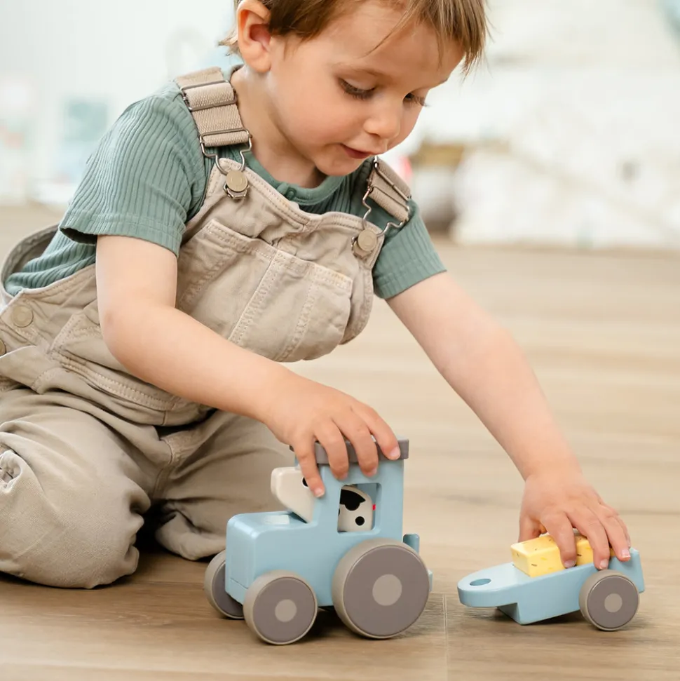 Tiny farm traktor Dotti Blå