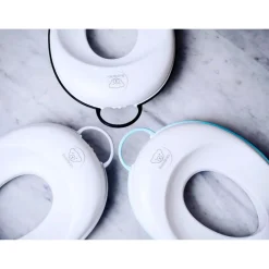 Toiletsæde - Hvid/Grå