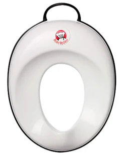 Toiletsæde Snehvid/Ibenholtsor