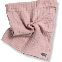 Tæppe, muslin - Silver Rose