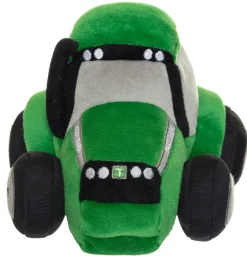 Traktor i plys grøn, 18 cm