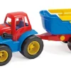 Traktor m. hænger-plastikhjul