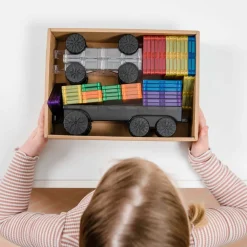 Transport Pack - magnetsæt 50 dele - rainbow