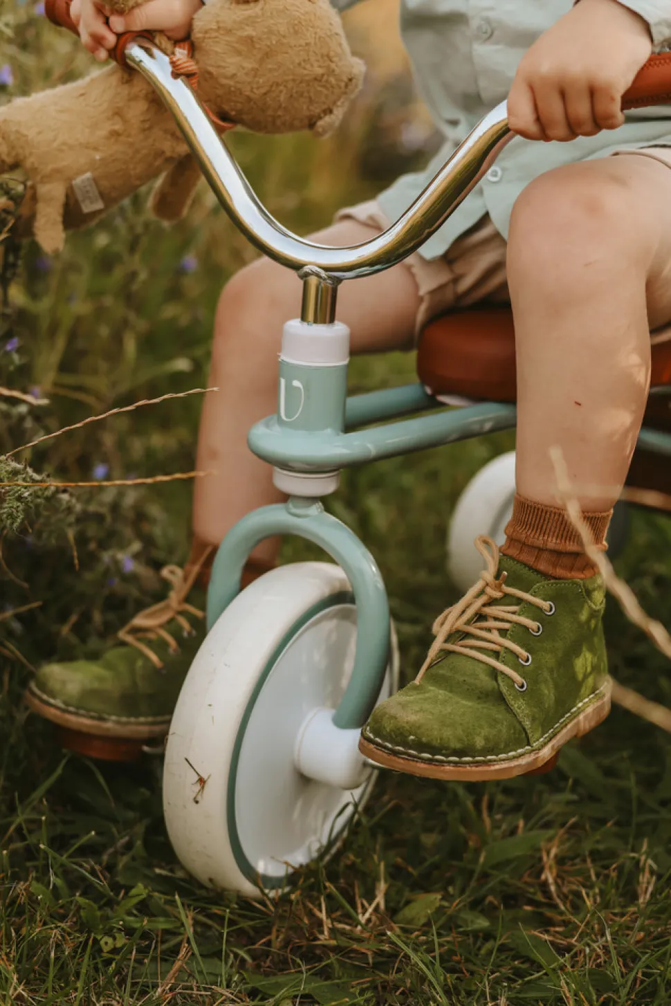 Trehjulet cykel - Pale Jade