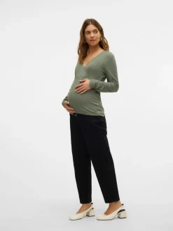 Trinity tess LS top - AGAVEGREEN