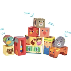 Træklodser med lyd - Bondegårdsdyr