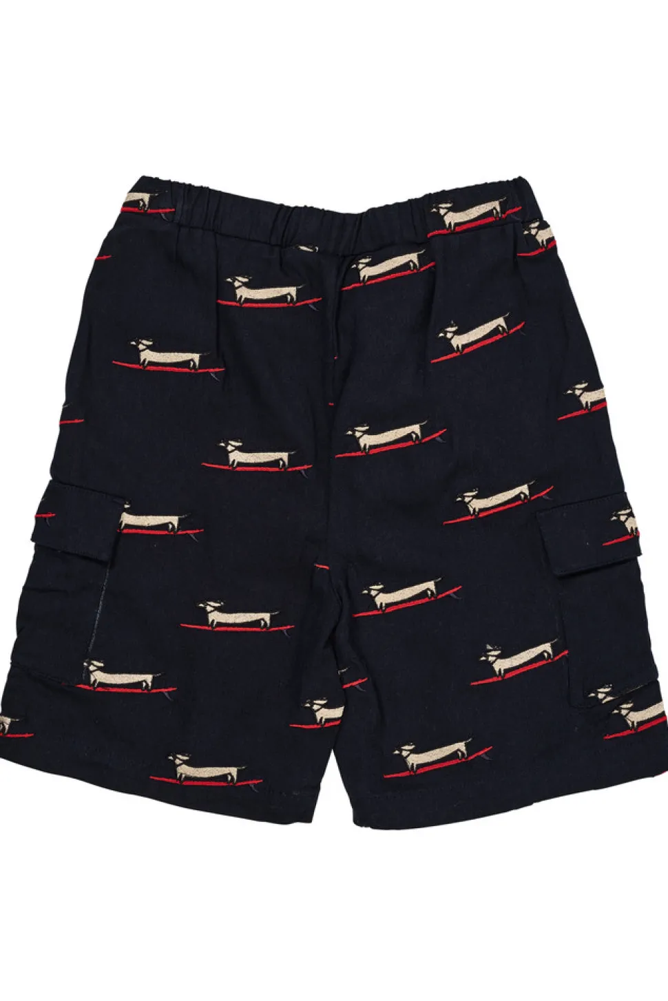 Twill shorts m. lomme - NAVYSTRIPE