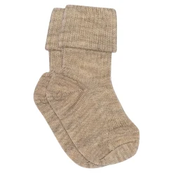 Uld Ankelstrømpe Rib - 489