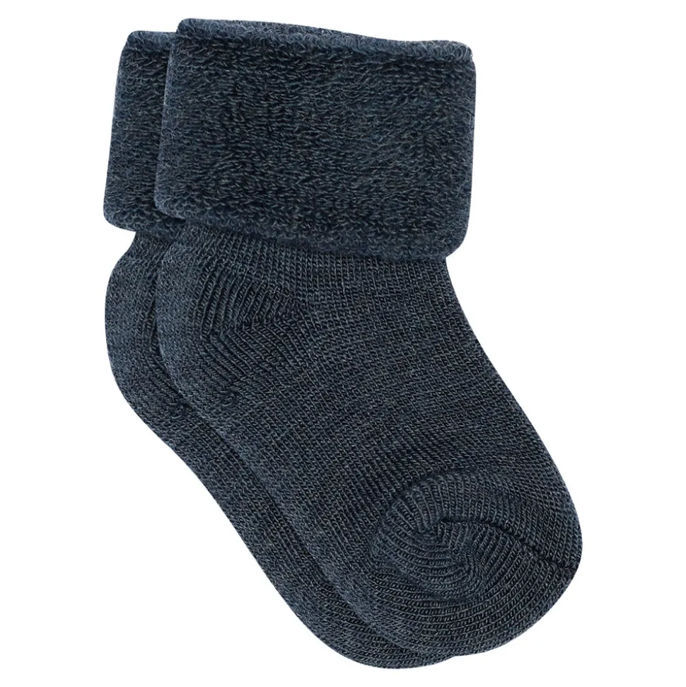 Uld Ankelstrømpe Terry - 498