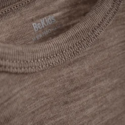 Uld body langærmet - solid - Leafless Tree Melange