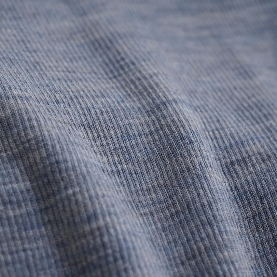 Uld body langærmet body - solid - Folkstone Gray Melange