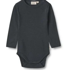 Uld body langærmet Lucca - Navy