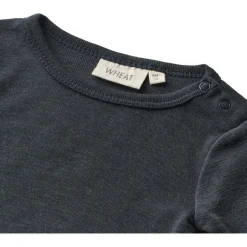 Uld body langærmet Lucca - Navy