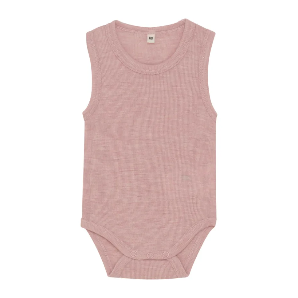 Uld body uden ærmer - Starling Melange