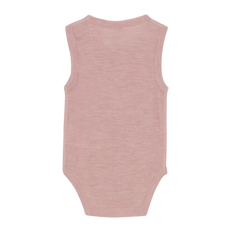 Uld body uden ærmer - Starling Melange