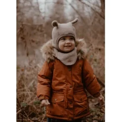 Uld elefanthue med ører - MELANGE DENVER