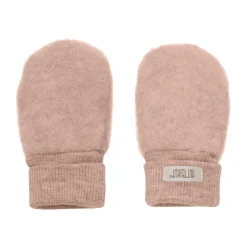 Uld Fleece Vanter - Mahogany rose