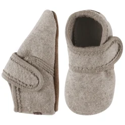 Uld hjemmesko - Beige Melange